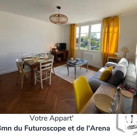 Moulin#1-yellow'appart - Futuroscope-jardin & Parking